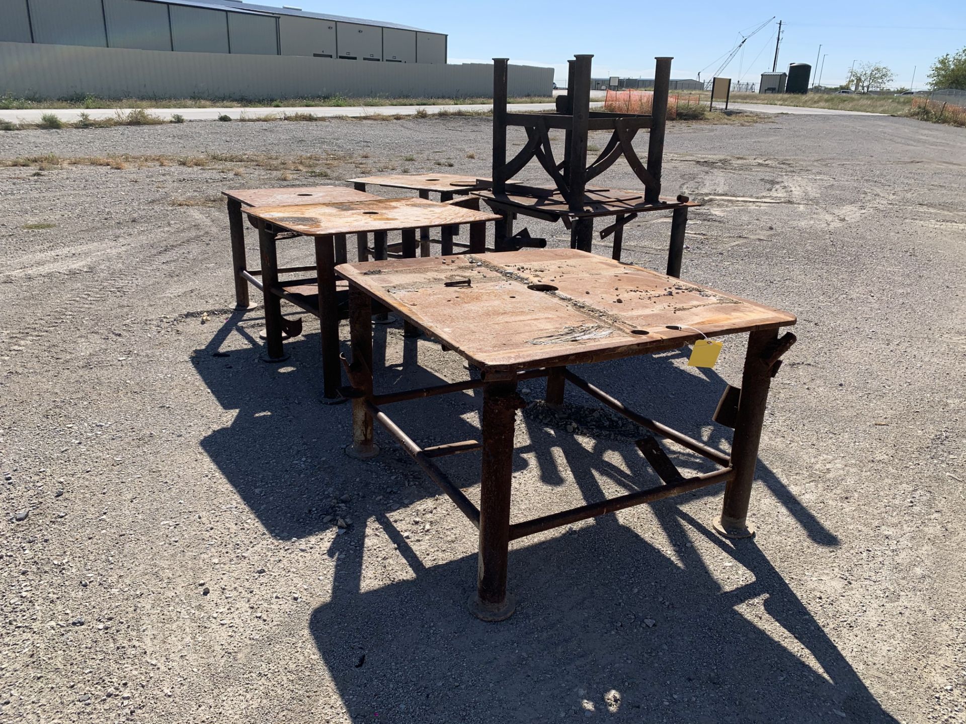 (6) HD Shop Fabricated Tables (MUST BE REMOVED BY NOVEMBER 16, 2022)