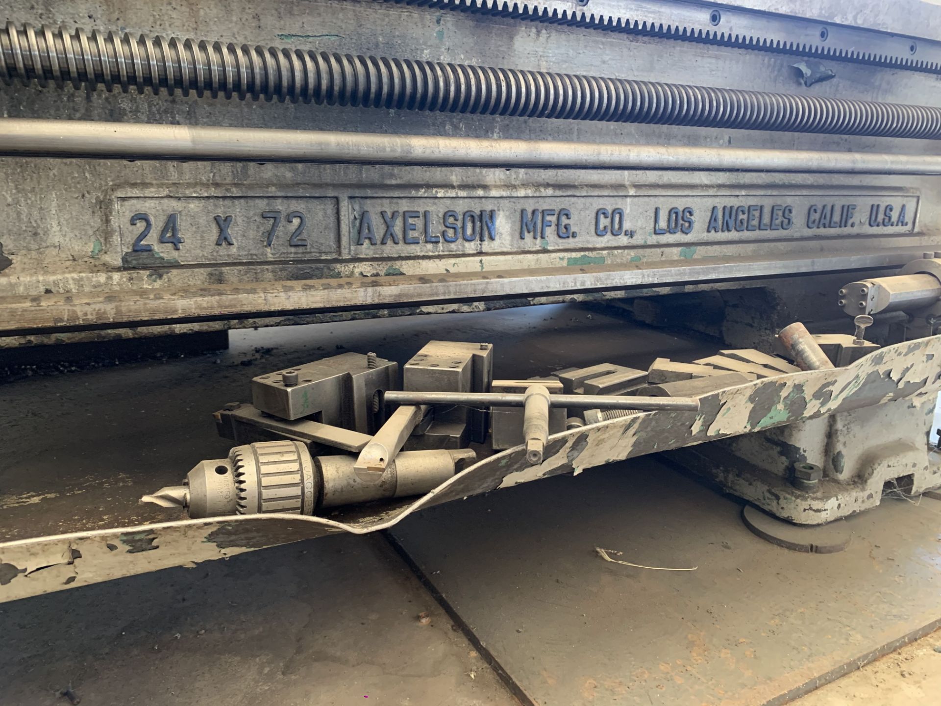 Axelson A24 Lathe, 24” x 72” Capacity (MUST BE REMOVED BY NOVEMBER 16, 2022) - Image 6 of 6