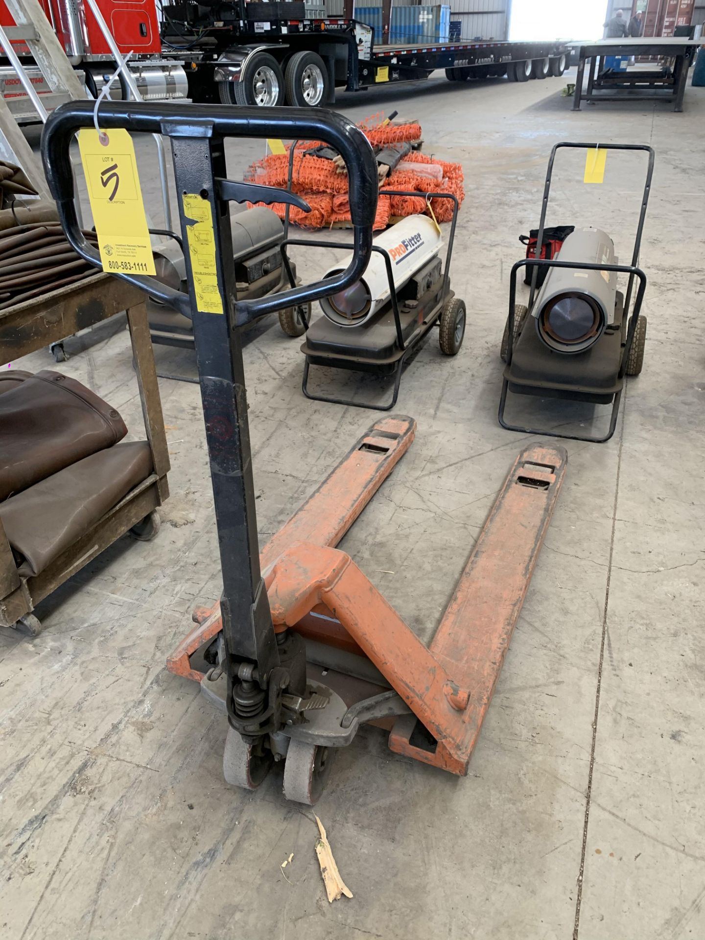 Eco Pallet Jack, 5,500 lbs Capacity (MUST BE REMOVED BY NOVEMBER 16, 2022)