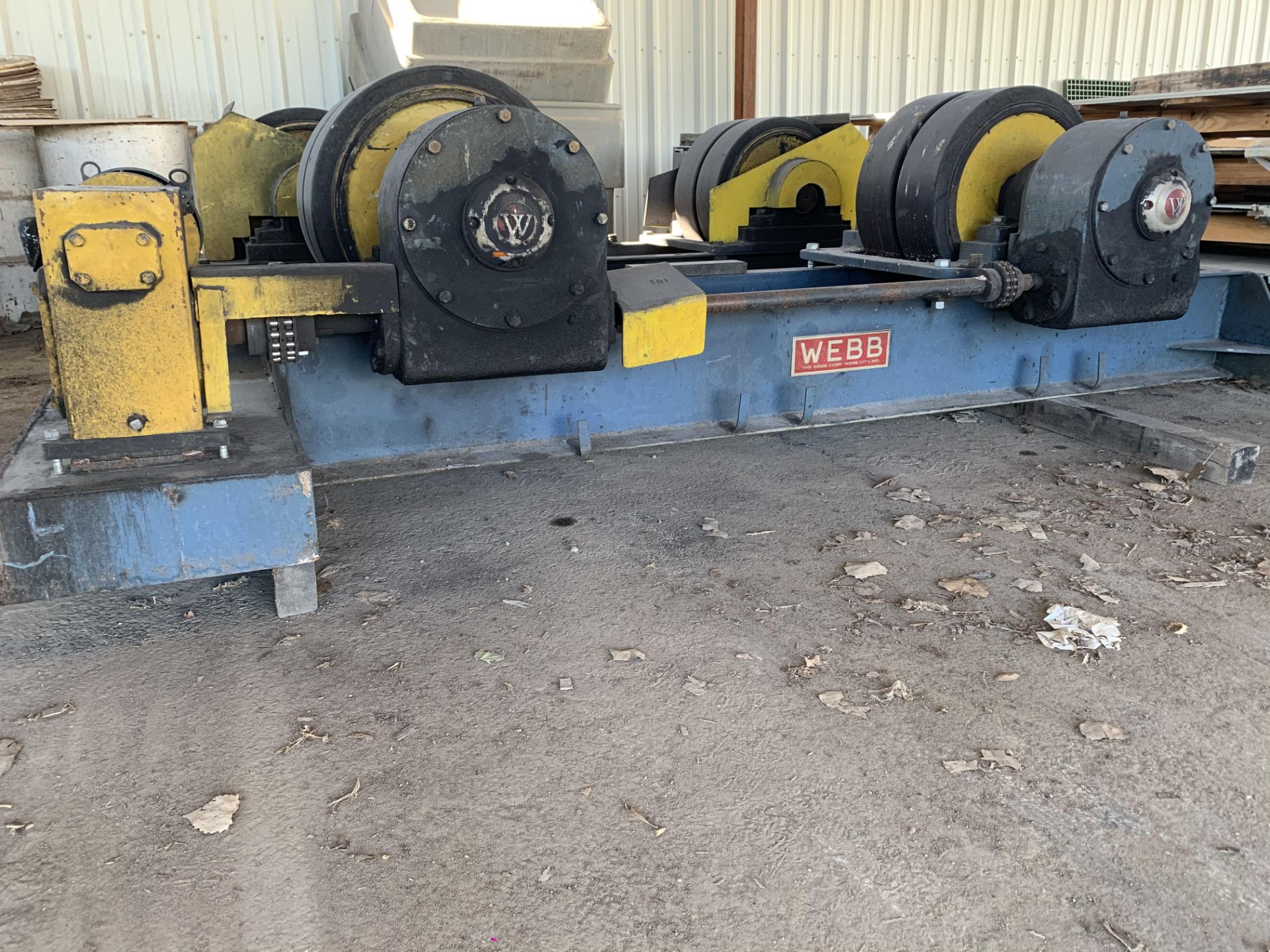 Webb Tank Turning Roll Set, 60,000 lbs Capacity