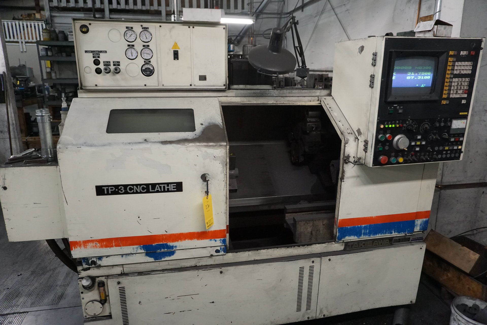 Takasawa TP-3 CNC Lathe - Image 2 of 6