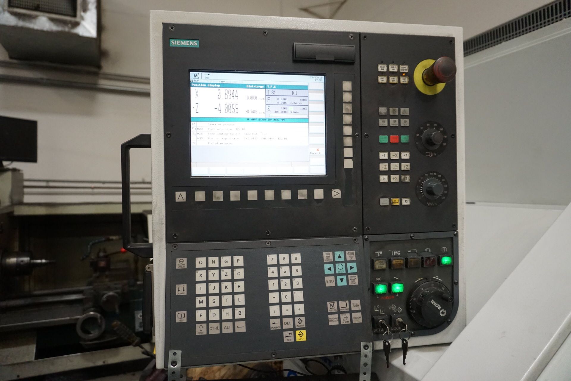 2010 Romi C420 CNC Lathe - Image 5 of 11