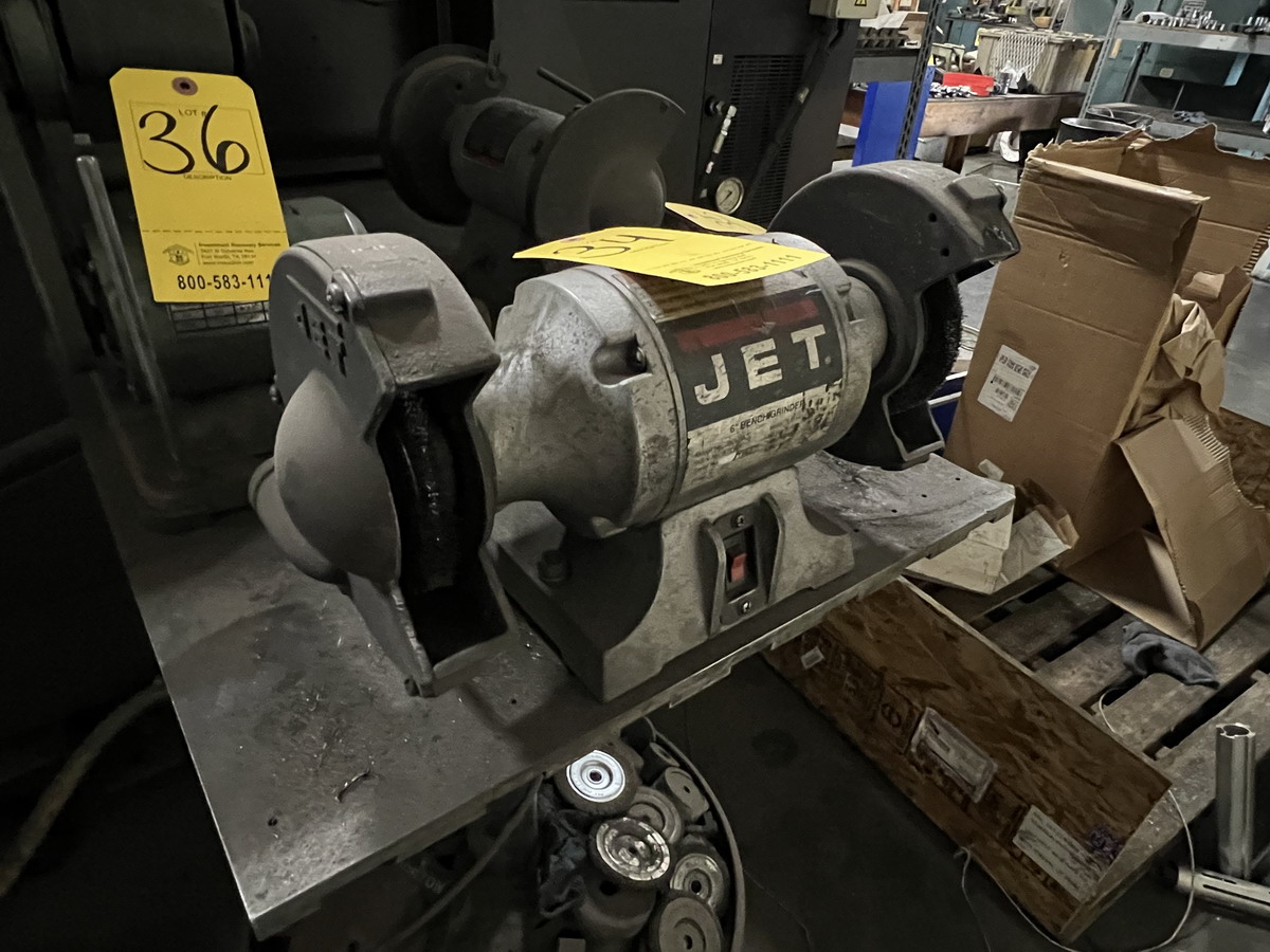 Westward 1KEN1 8-Inch Bench Grinder - 1/2 HP, 3450 RPM With Aluminum Oxide Wheels