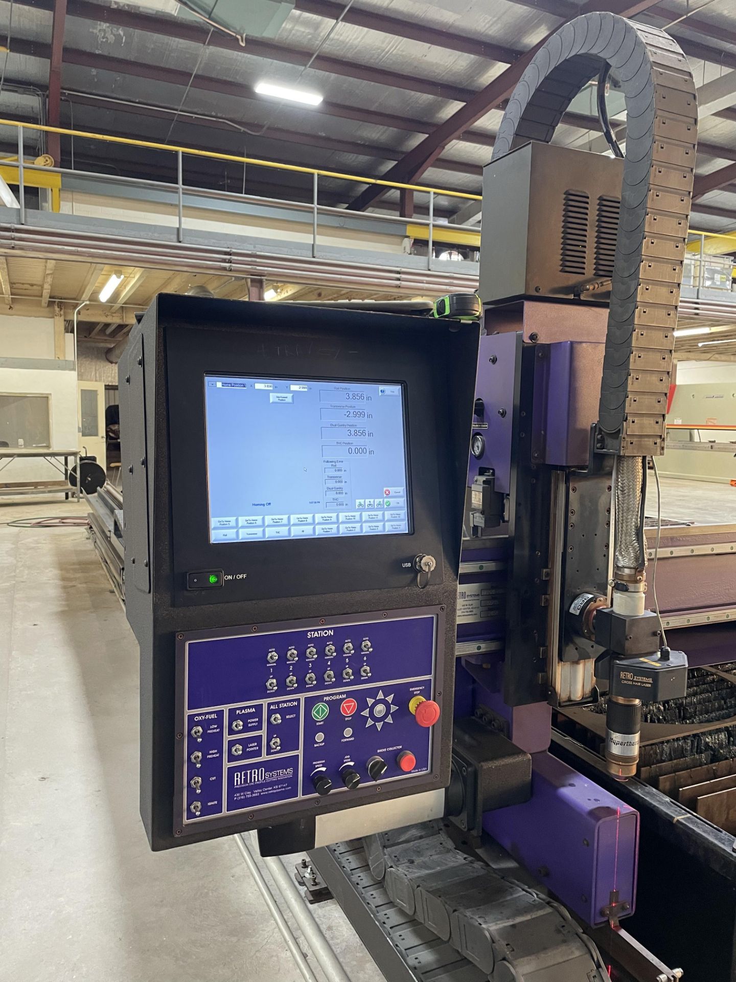 2015 RETRO Systems HXD120-PDR5 Plasma Table (ONLY 104 Cutting Hours/Like New) - Image 11 of 42