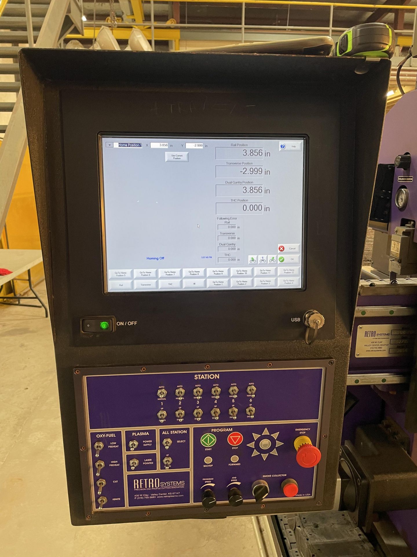 2015 RETRO Systems HXD120-PDR5 Plasma Table (ONLY 104 Cutting Hours/Like New) - Image 12 of 42