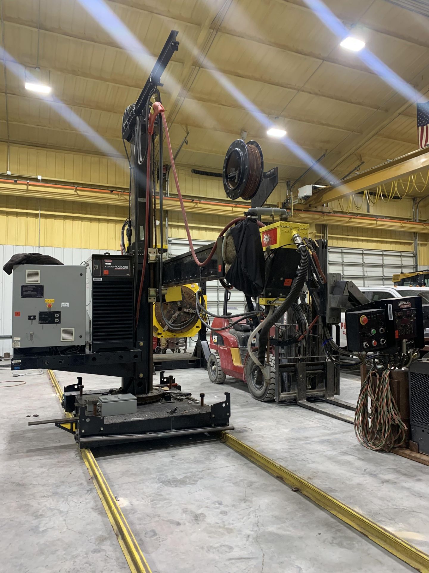 Welding Manipulator, 9' x 9', w/ Lincoln Power Wave AC/DC 1000SD Advanced Subarc Welder - Image 3 of 3