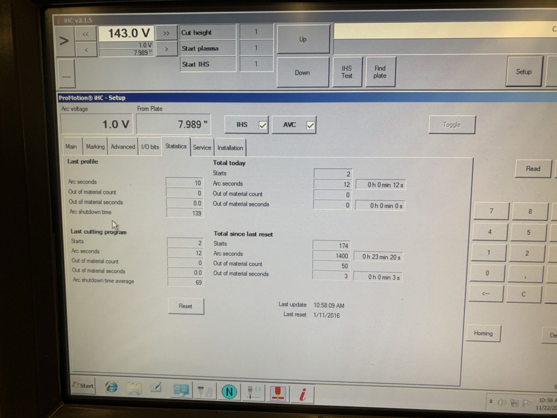 2010 Victor Thermal Dynamics Ultra - Cut 400 XT Plasma System w/ Thermal Dynamics XT242 Ctrl - Image 7 of 31