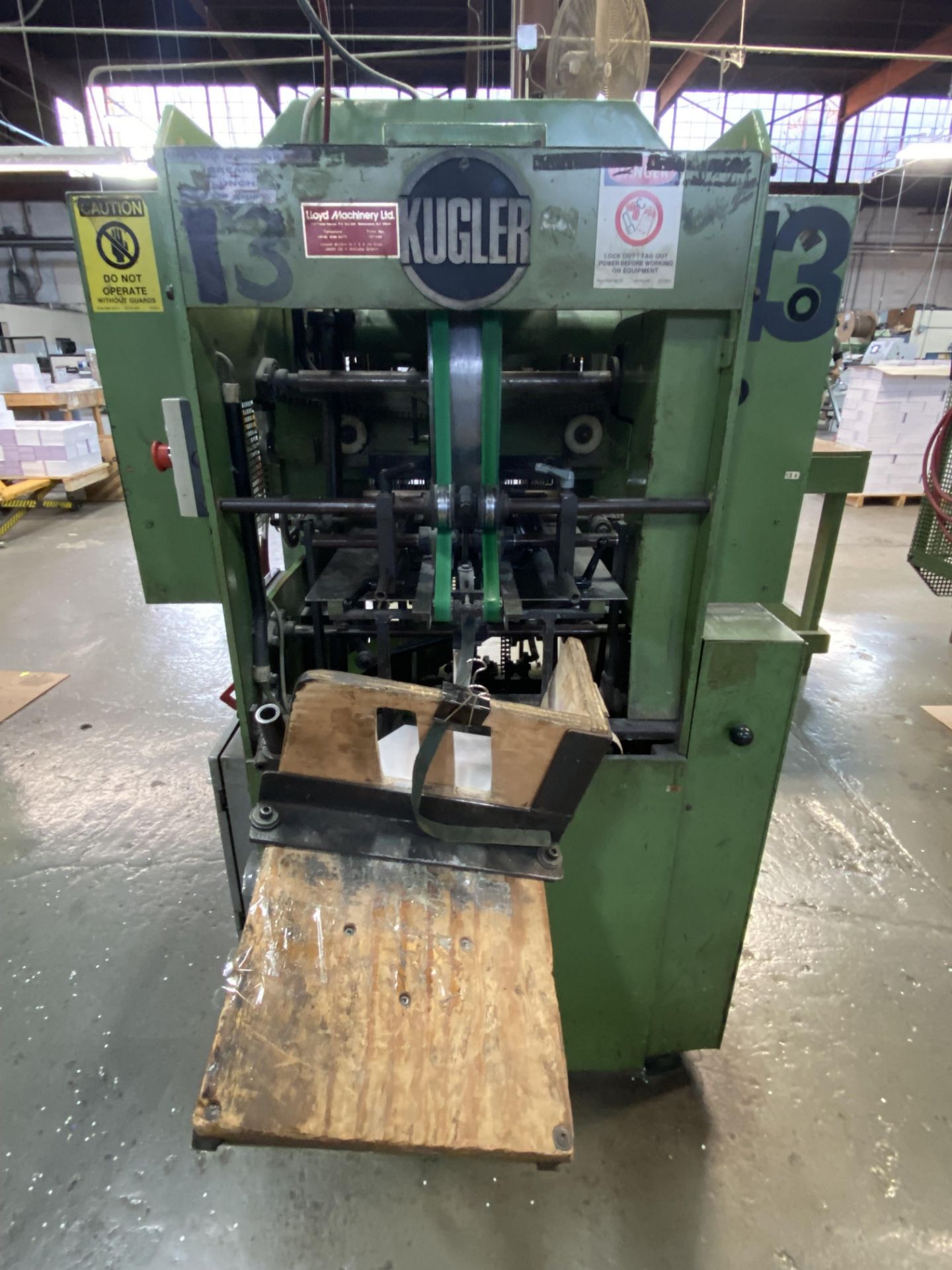 Kugler 340-2 Automation High Production Paper Punch s/n 1127-340-2, New Style Pick, Jogging Boxes - Image 5 of 6