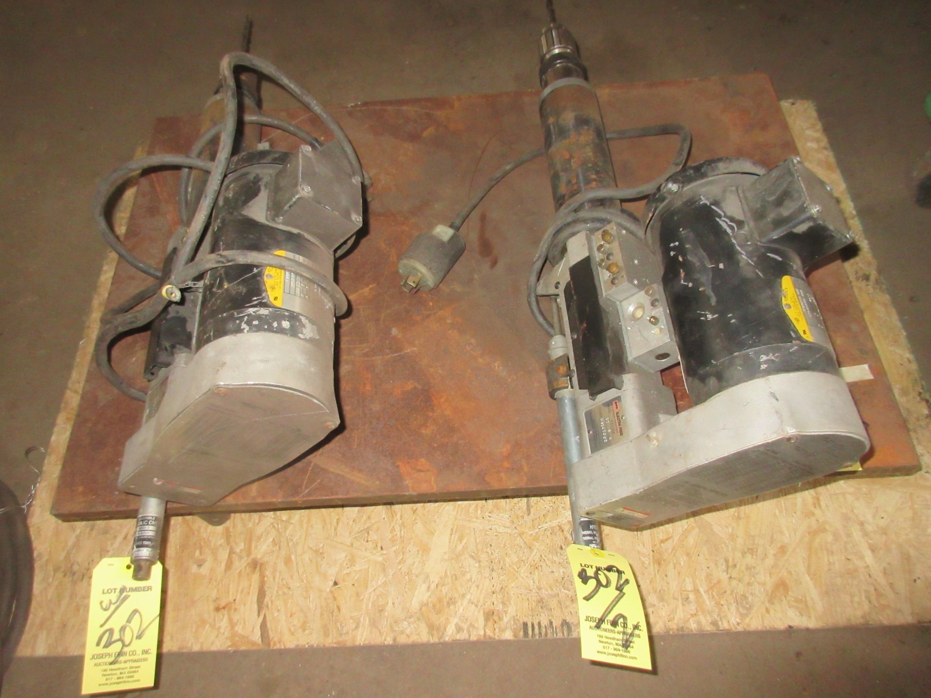 LOT (2) ARO Electra Feed FE034A Auto Drill Units