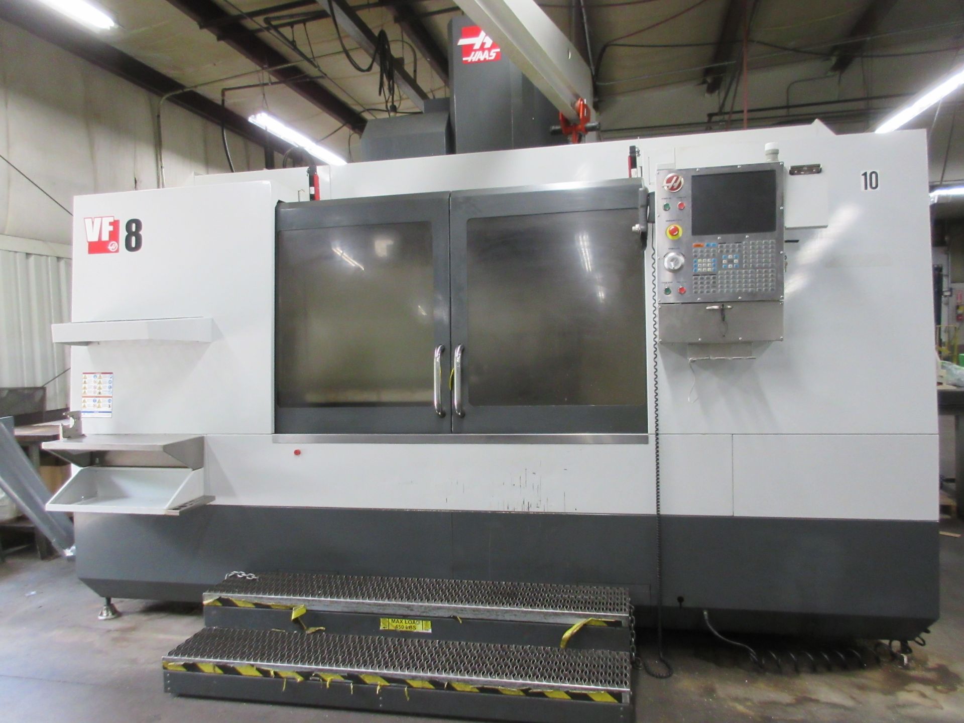 (1) 2013 Haas VF8/40-004 CNC Vertical Machining Center s/n 1104046, 4th Axis Ready, 64? x 40? x - Image 2 of 13
