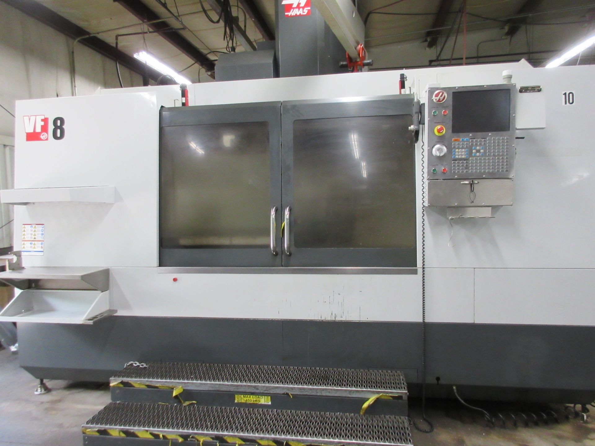 (1) 2013 Haas VF8/40-004 CNC Vertical Machining Center s/n 1104046, 4th Axis Ready, 64? x 40? x - Image 3 of 13