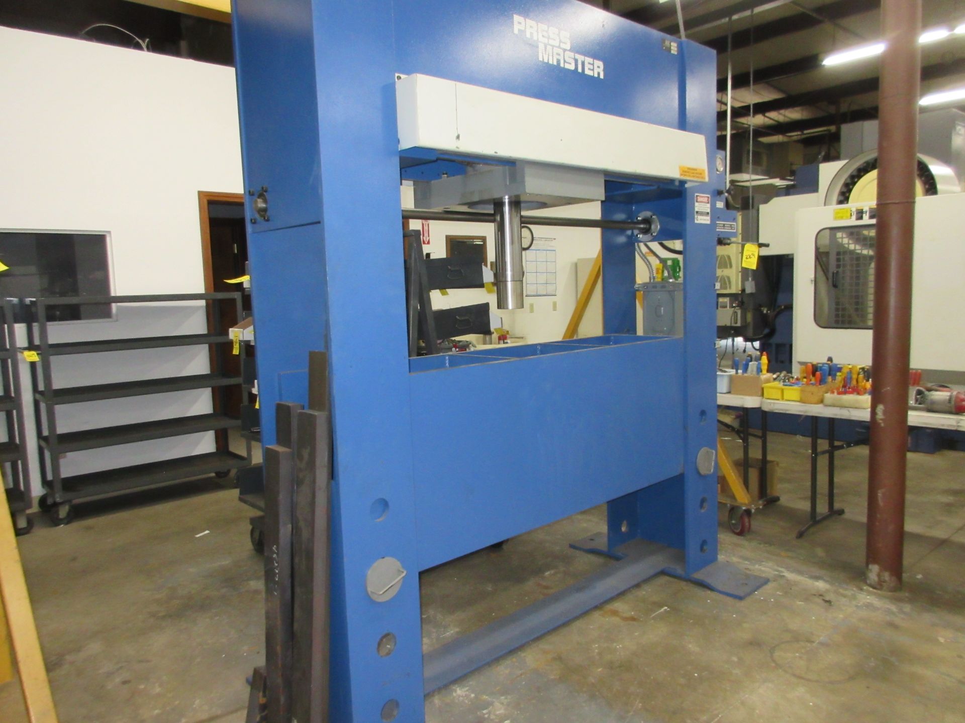 (1) RK Machinery HFP-150T Press Master 150 Ton Press, S/N 0613104603, 10BX16SXX4 Rod, 60" Opening - Image 4 of 5