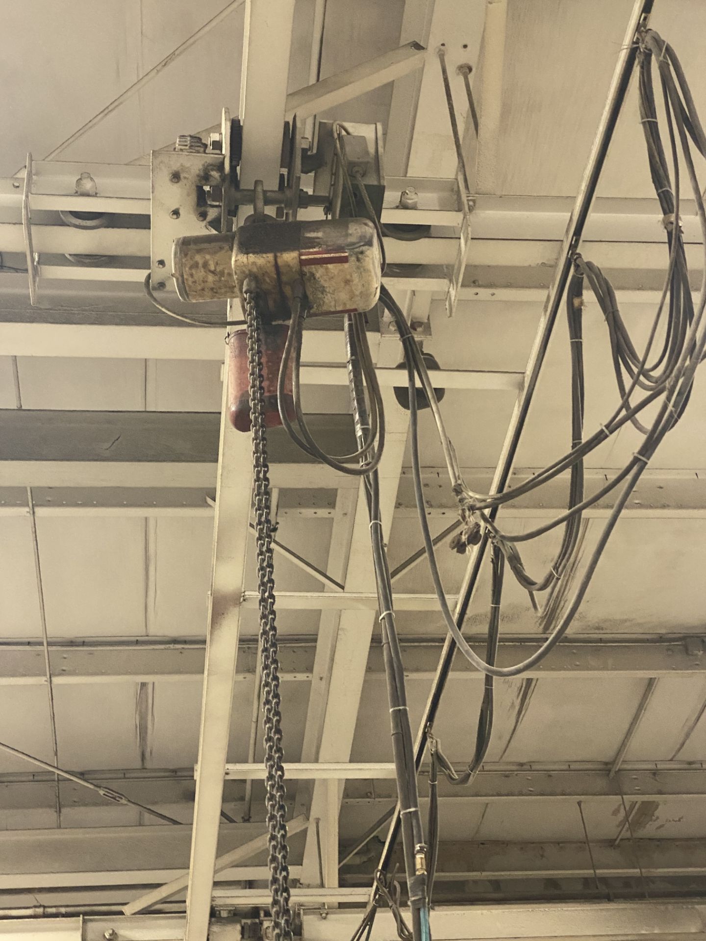 Demag 1,000# Overhead Bridge Crane Approx. 10' Span, 45' Rails, Demag 1,100 # Electric Hoist - Image 4 of 9