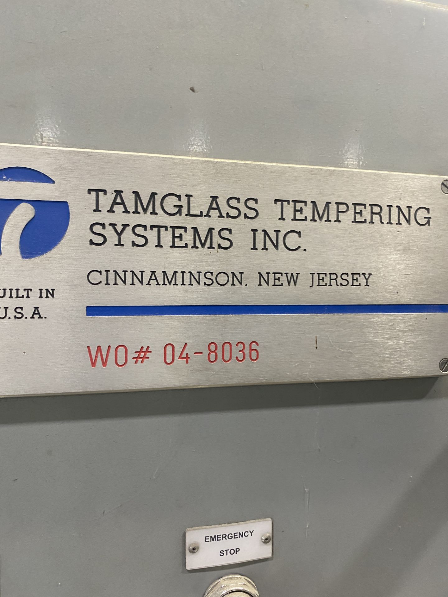 Tamglass Horizontal Convection/ Tempering Furnace, Model 96x180-PT32-TLP, Drives, Standard Glass - Image 9 of 24