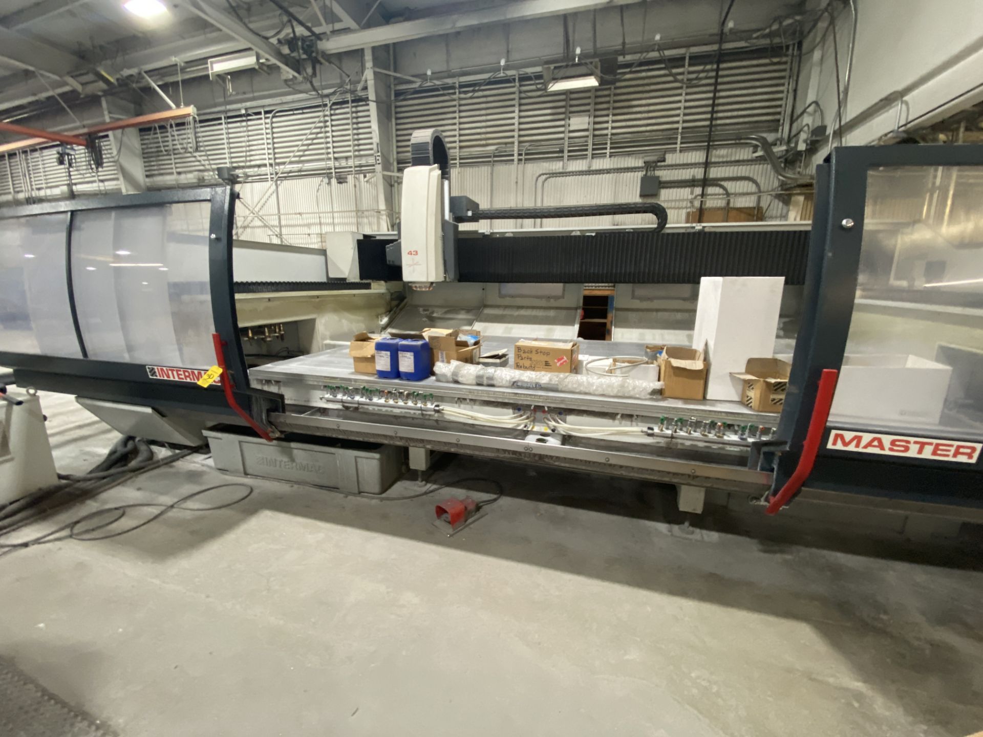 2016 Intermac Model Master 43 CNC Glass Machining Center, Table Size 90” x 160” 4060mm x 2300mm, - Image 4 of 19