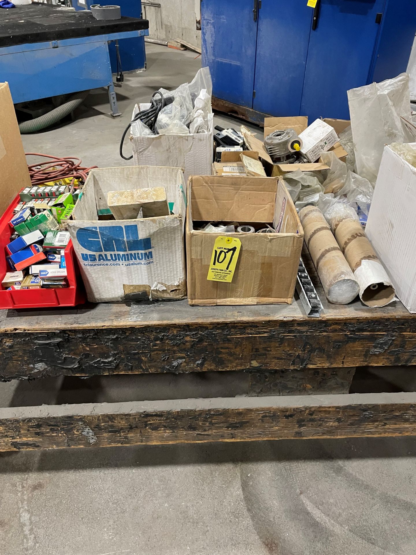 LOT Asst. Gears, Belts, Hoses, Connectors, Clamps, Etc. for the Bovone Edging Machines
