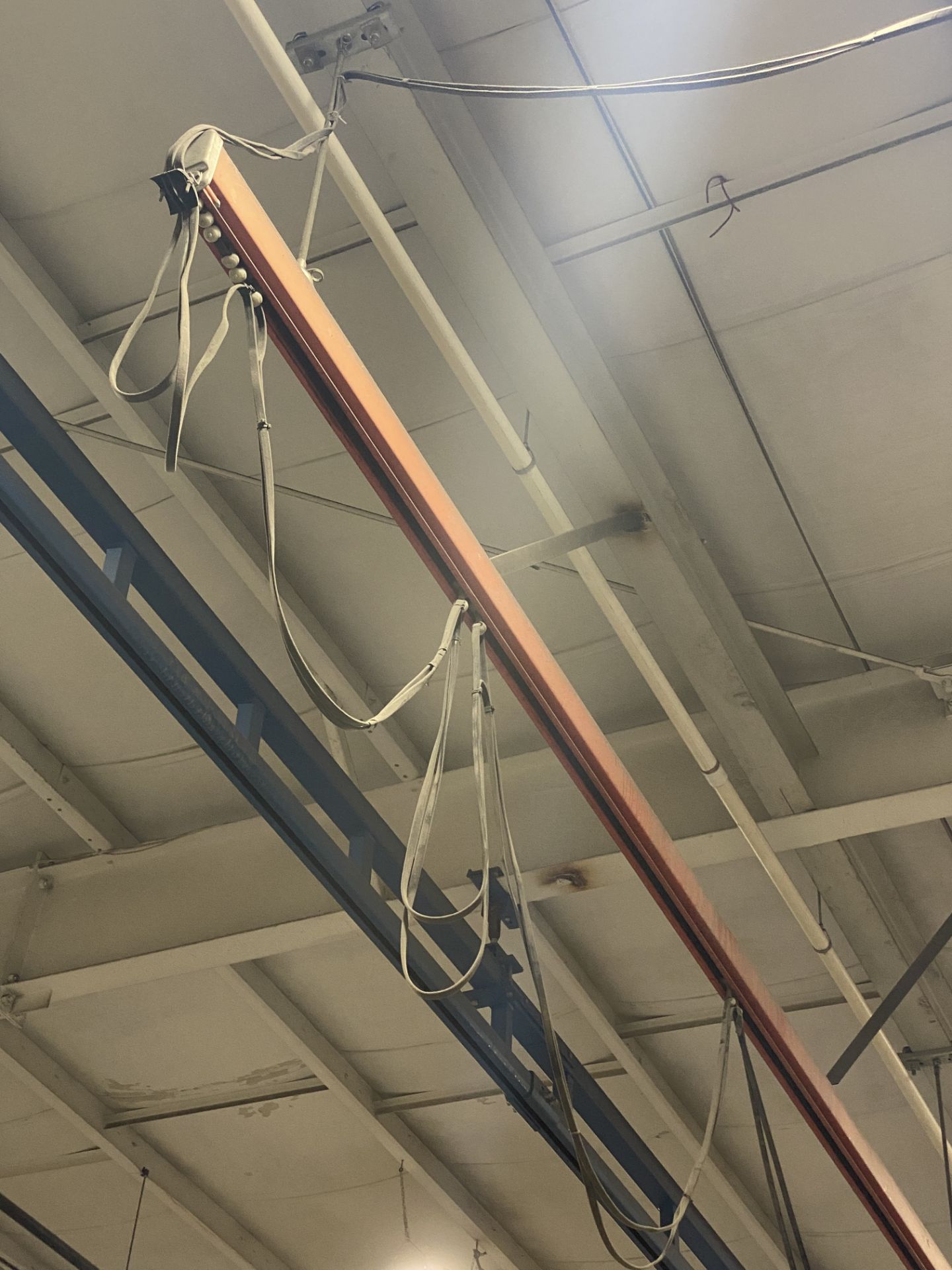 Demag 1,000# Overhead Bridge Crane Approx. 10' Span, 45' Rails, Demag 1,100 # Electric Hoist - Image 2 of 9