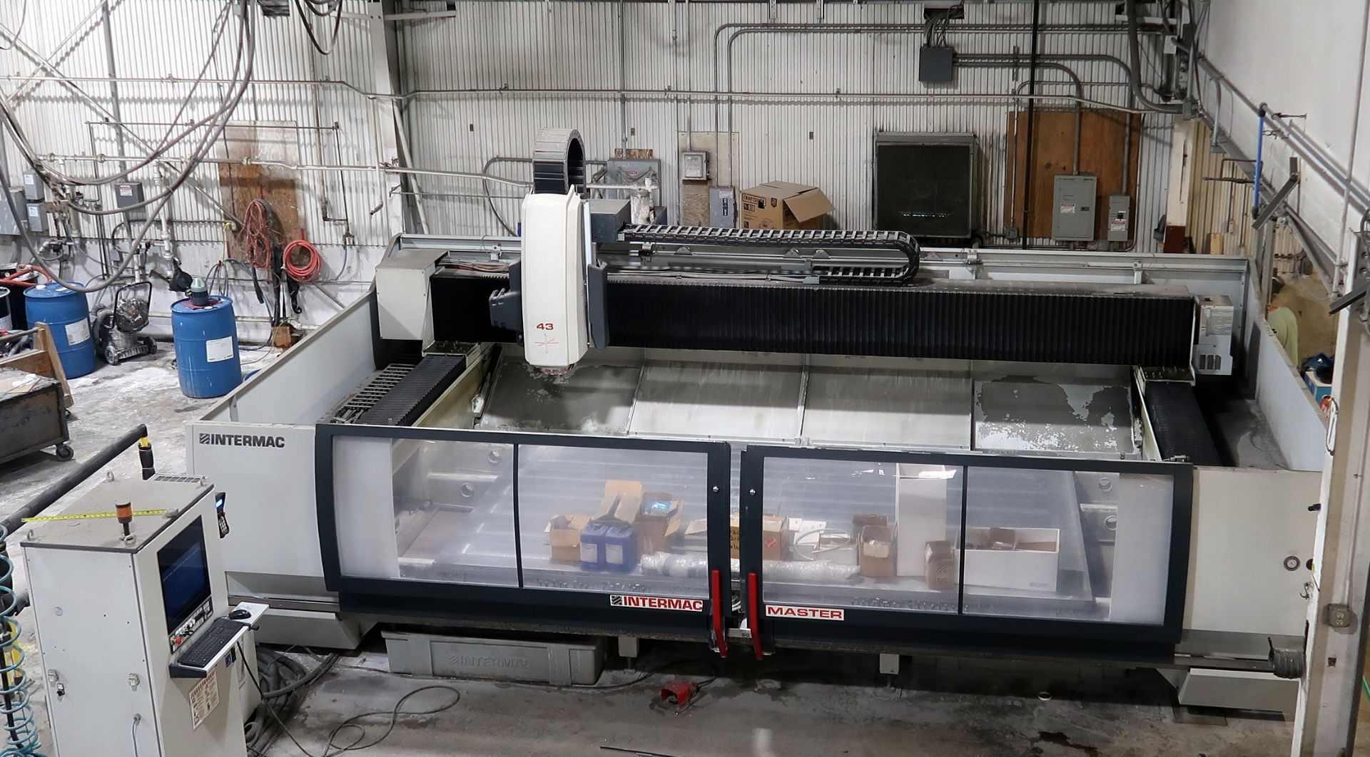 2016 Intermac Model Master 43 CNC Glass Machining Center, Table Size 90” x 160” 4060mm x 2300mm,