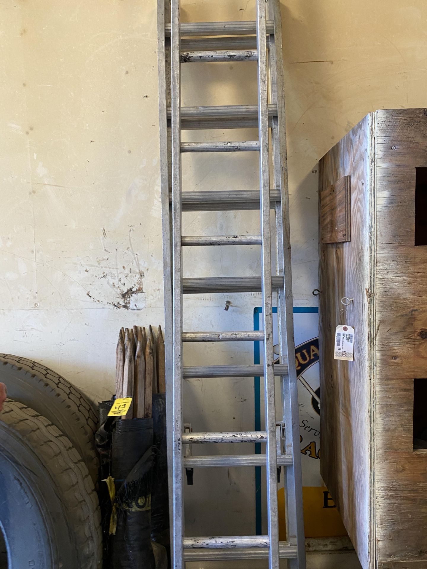 Lot (2) Alum Ladders