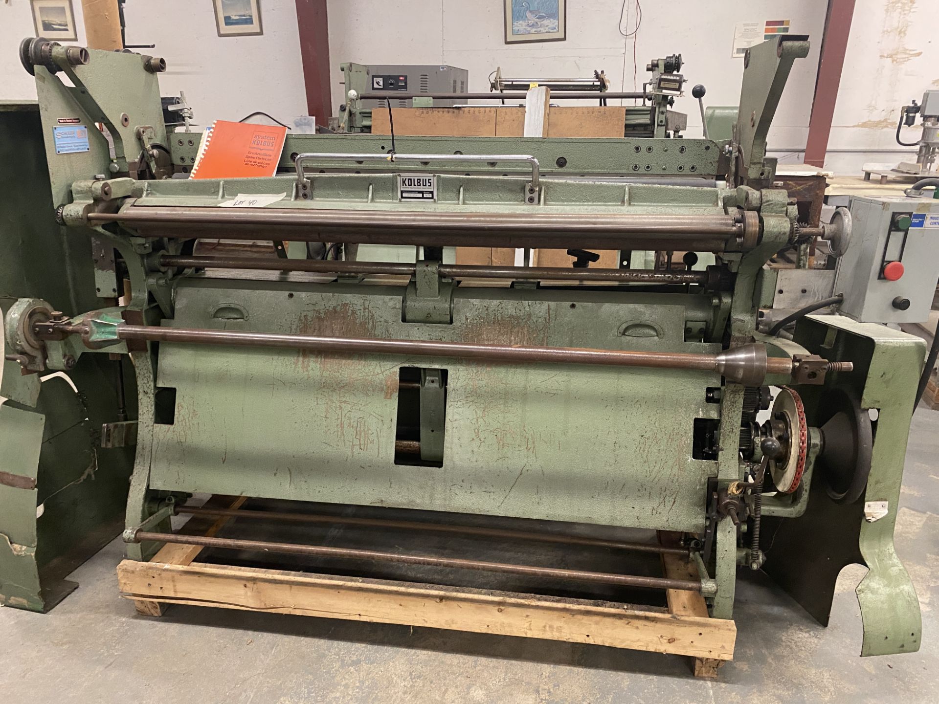 1976 Kolbus KS Sheeter/Cloth Cutter s/n 864