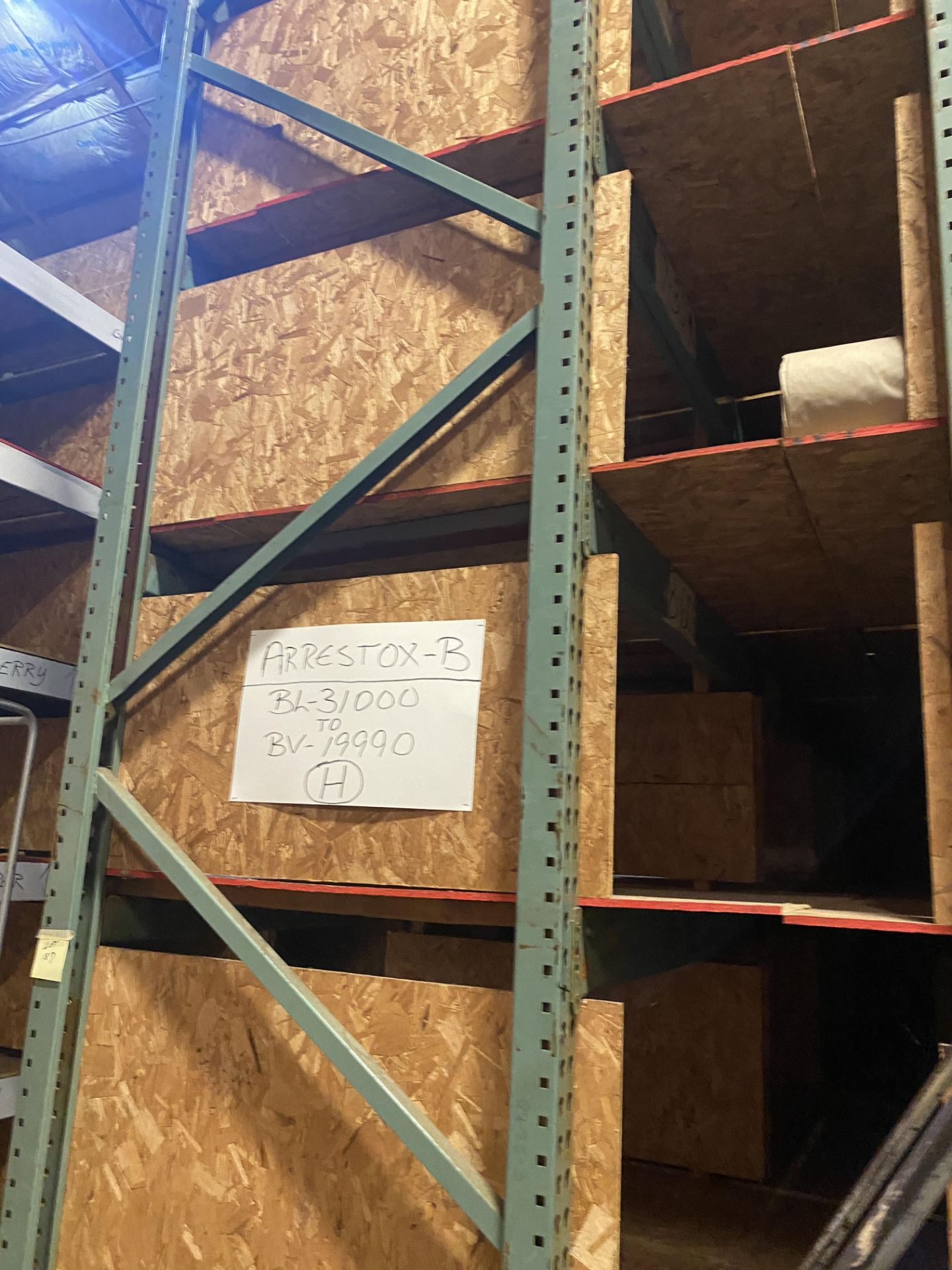 LOT (8) Sections Pallet Shelving 12' W x 48" D x Approx. 14' H - Image 3 of 4