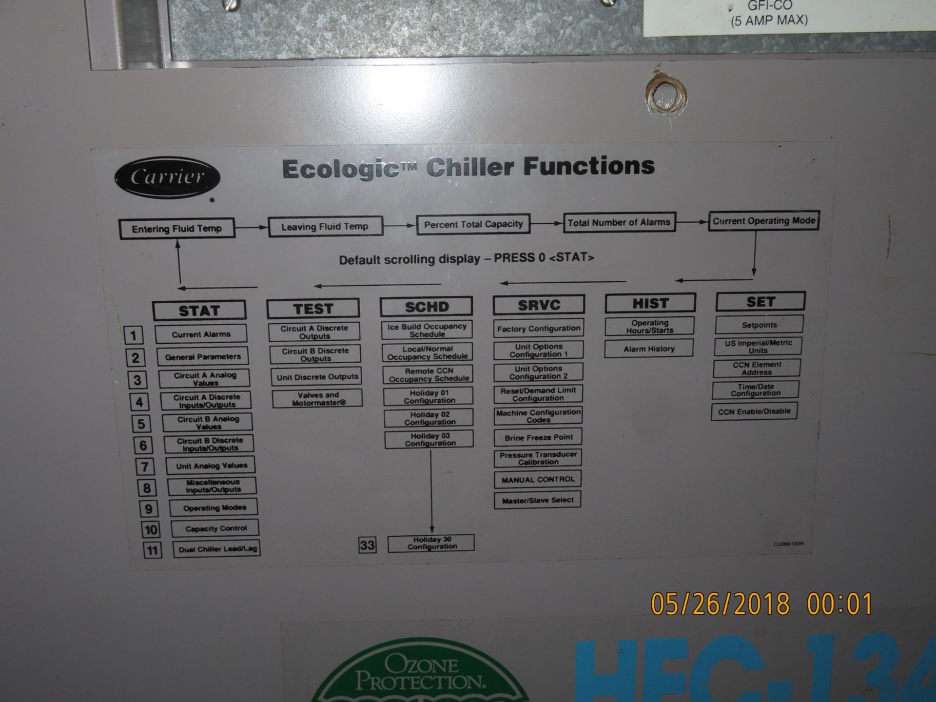 Water Chiller System Including (2) Carrier 30HXC116RY-630 Ecologic Chillers s/n 4499F60829 & - Image 5 of 9