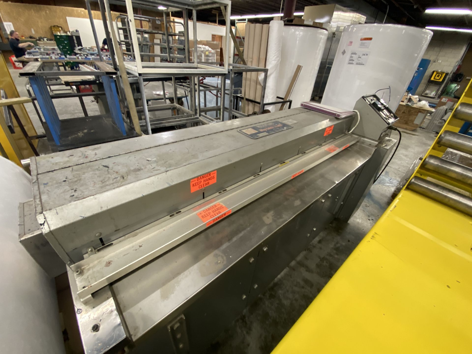 60" Rosenthal Wrap-O-Matic model WA-S-5-HUBZTEVMAA Knife Sheeter equipped with 24" integral