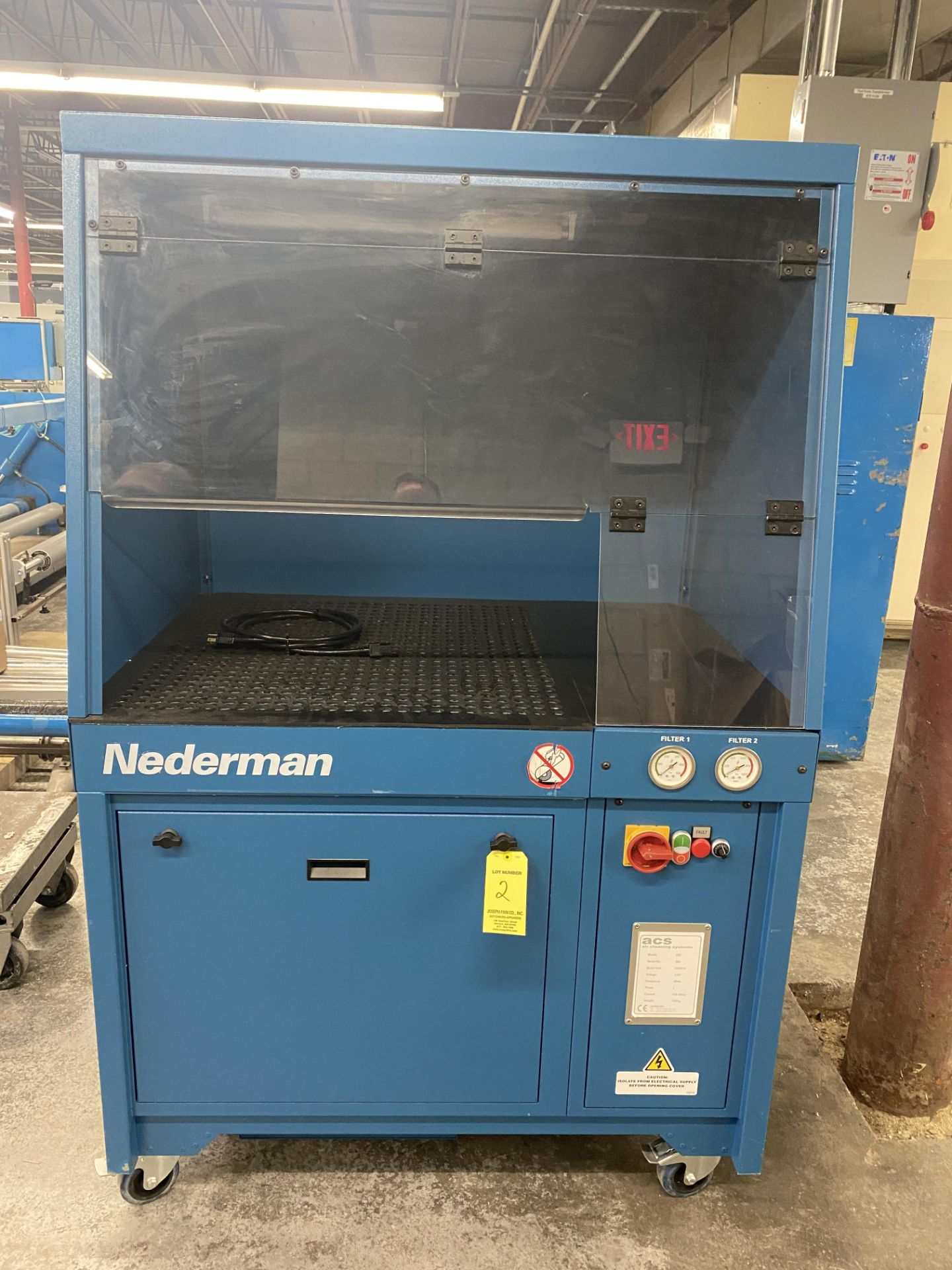 2014 Nederman FB7 Air Cleaning System s/n 584 (Located in Smithfield Rhode Island) Simple Rigging