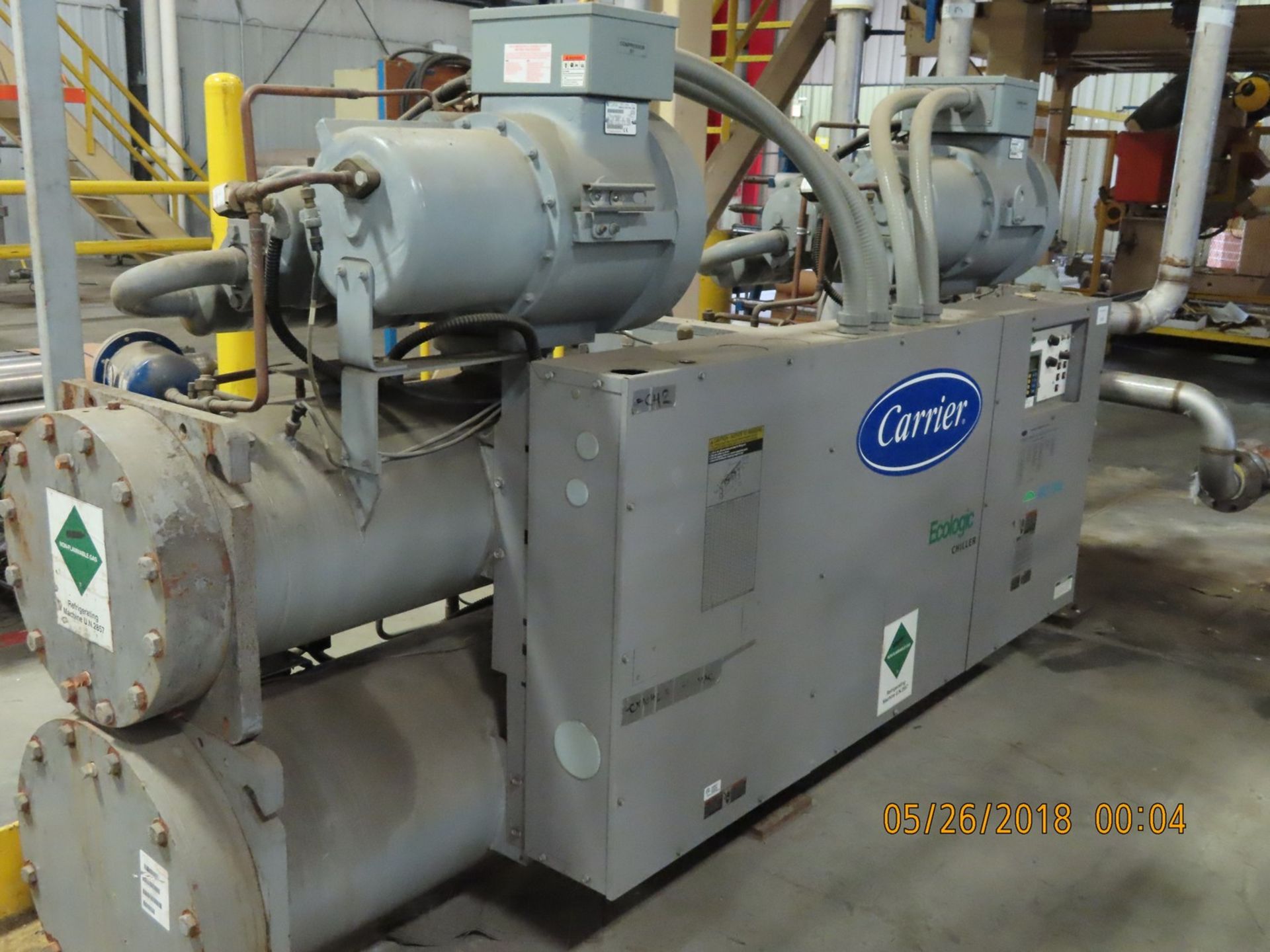 Water Chiller System Including (2) Carrier 30HXC116RY-630 Ecologic Chillers s/n 4499F60829 & - Image 2 of 9
