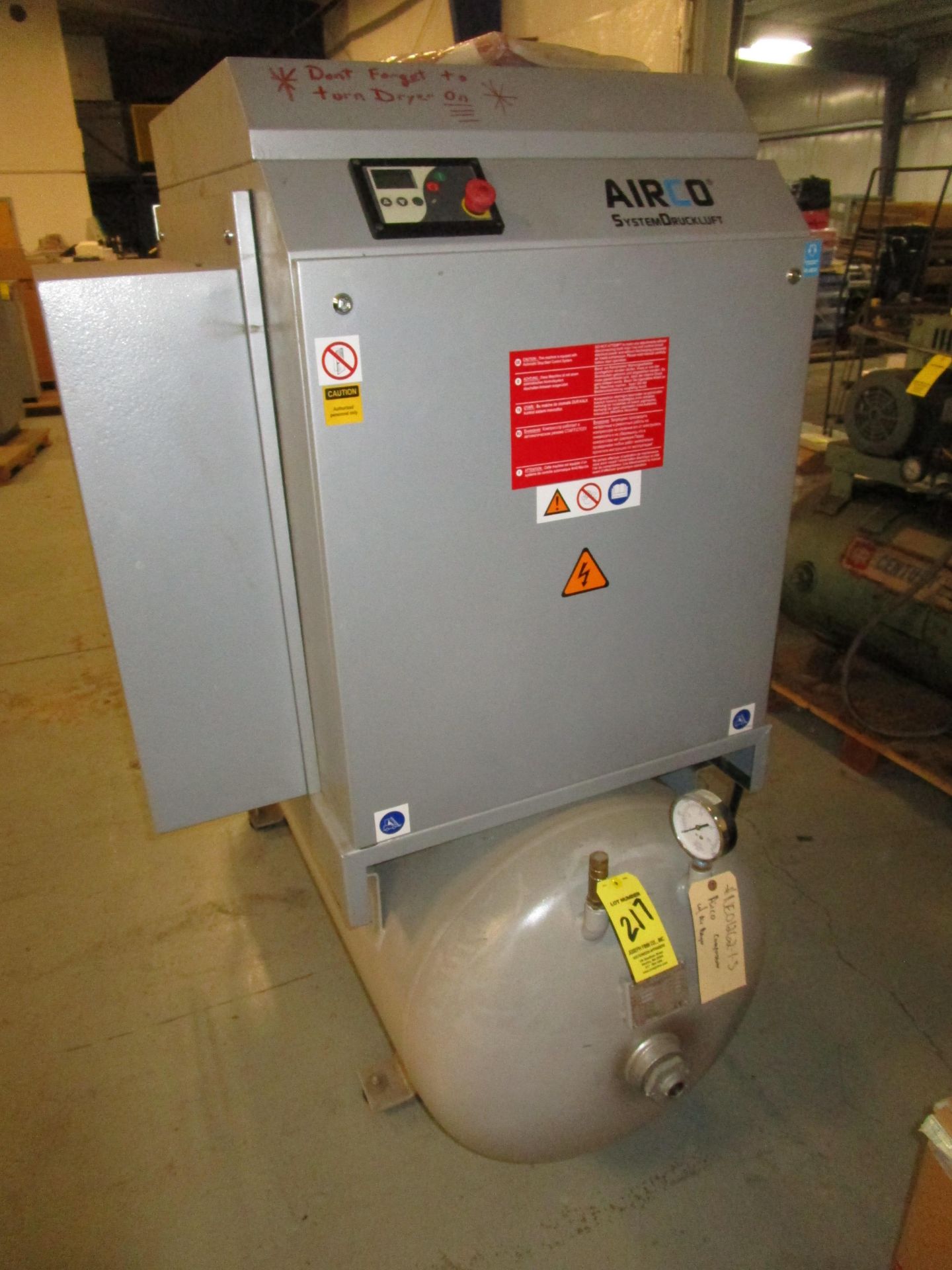 Airco DMD Series Air Pro 7.5-10 Industrial Air Compressor with Built in APE RD100 Dryer