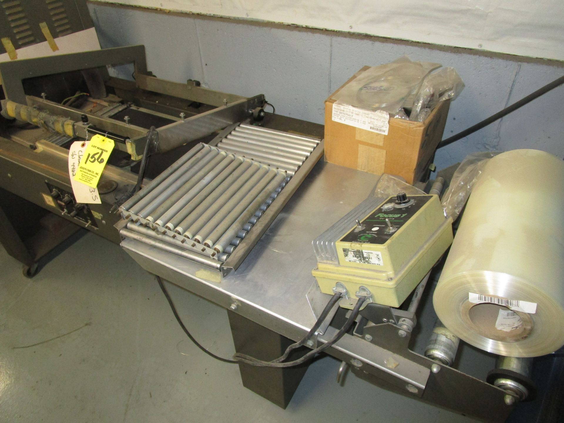 Clamco 120 L-Sealer, 16" x 21", Shrink Tunnel, Auto Take Off s/n 4462, V.S. Drive - Image 2 of 2
