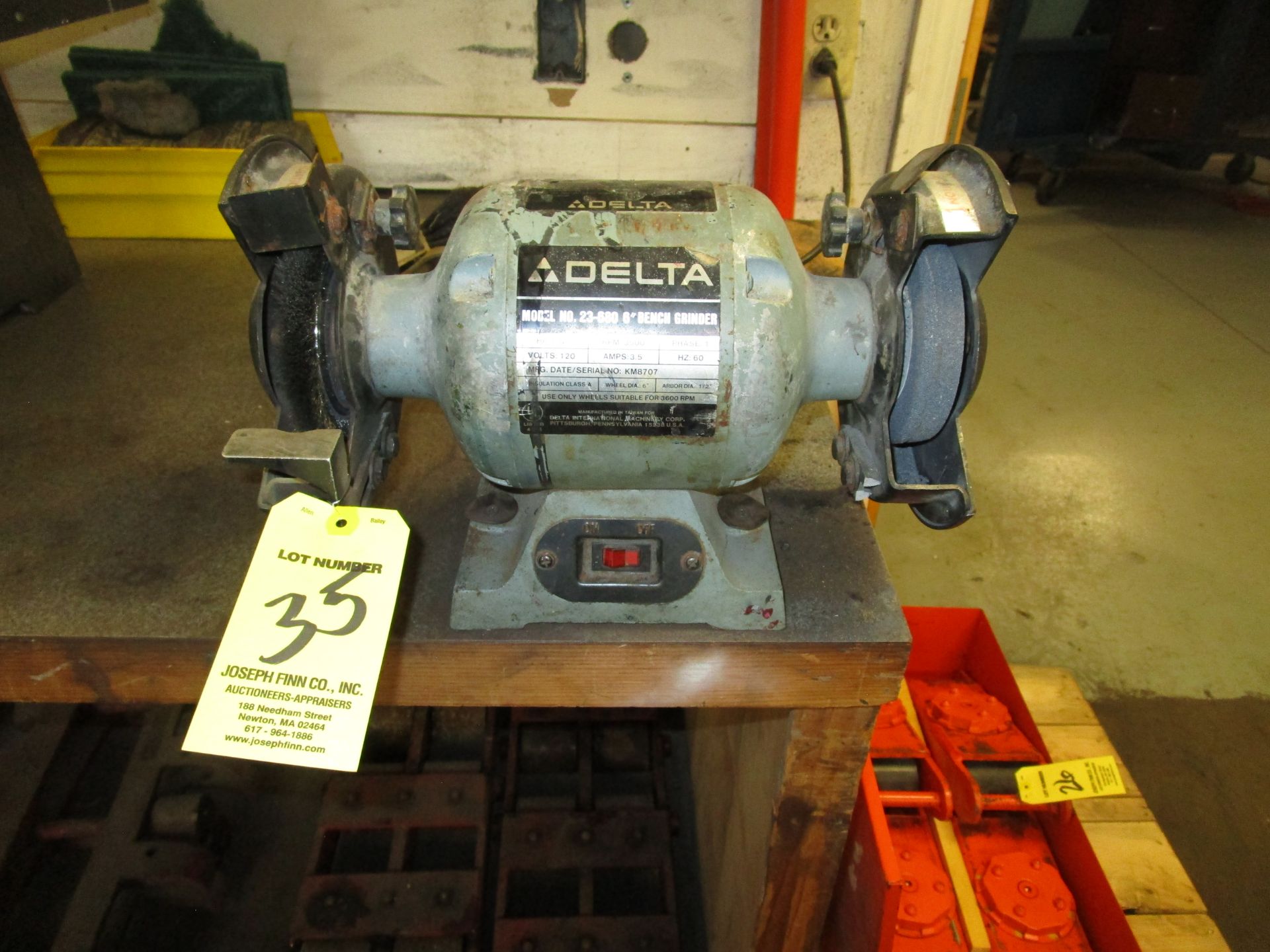 (1) Delta 6" Bench Grinder