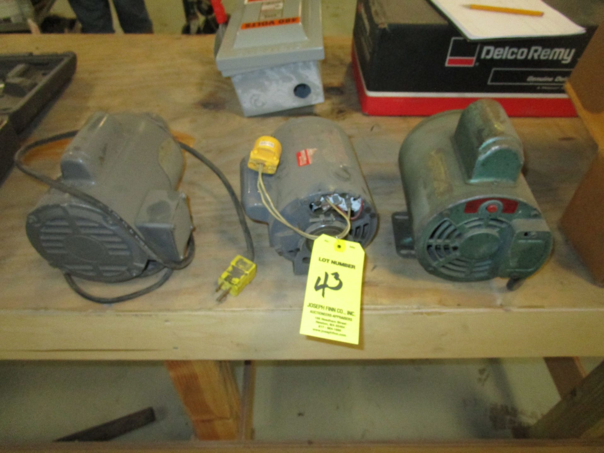 LOT (3) Asst. Motors