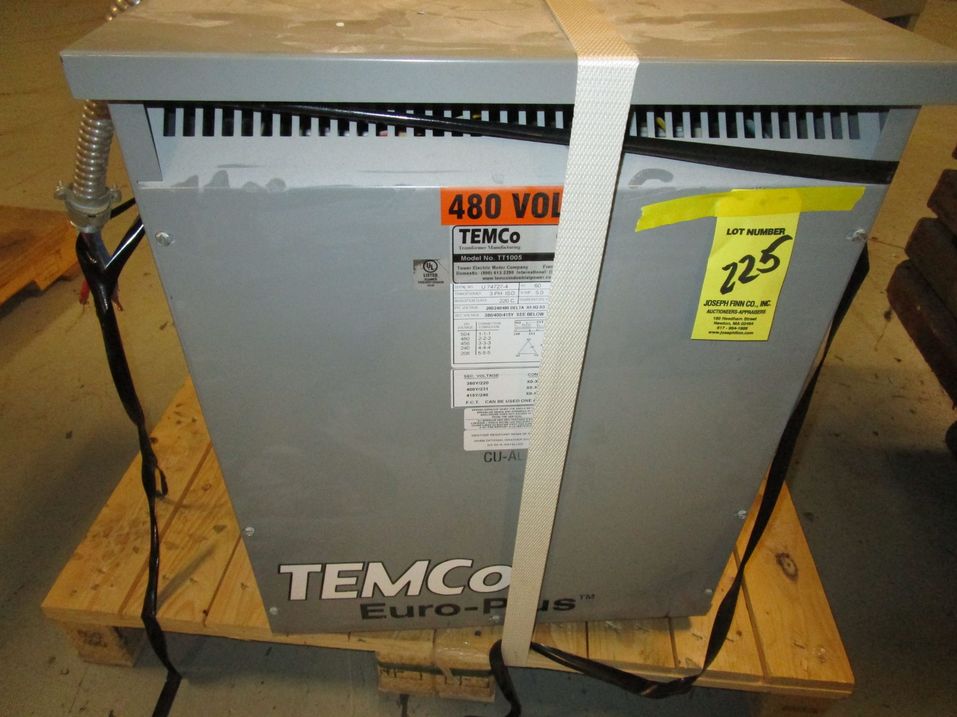 Temco TT1005 45 KVA Transformer s/n U74727-4