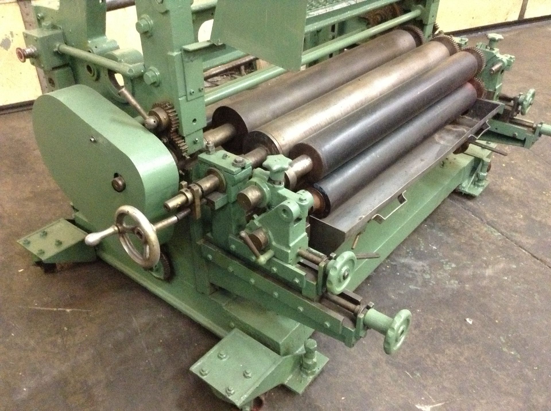 38” Windmoeller & Hoelscher 1-color flexographic inline printing press. Approx. 10” to 30” repeat. - Image 3 of 11