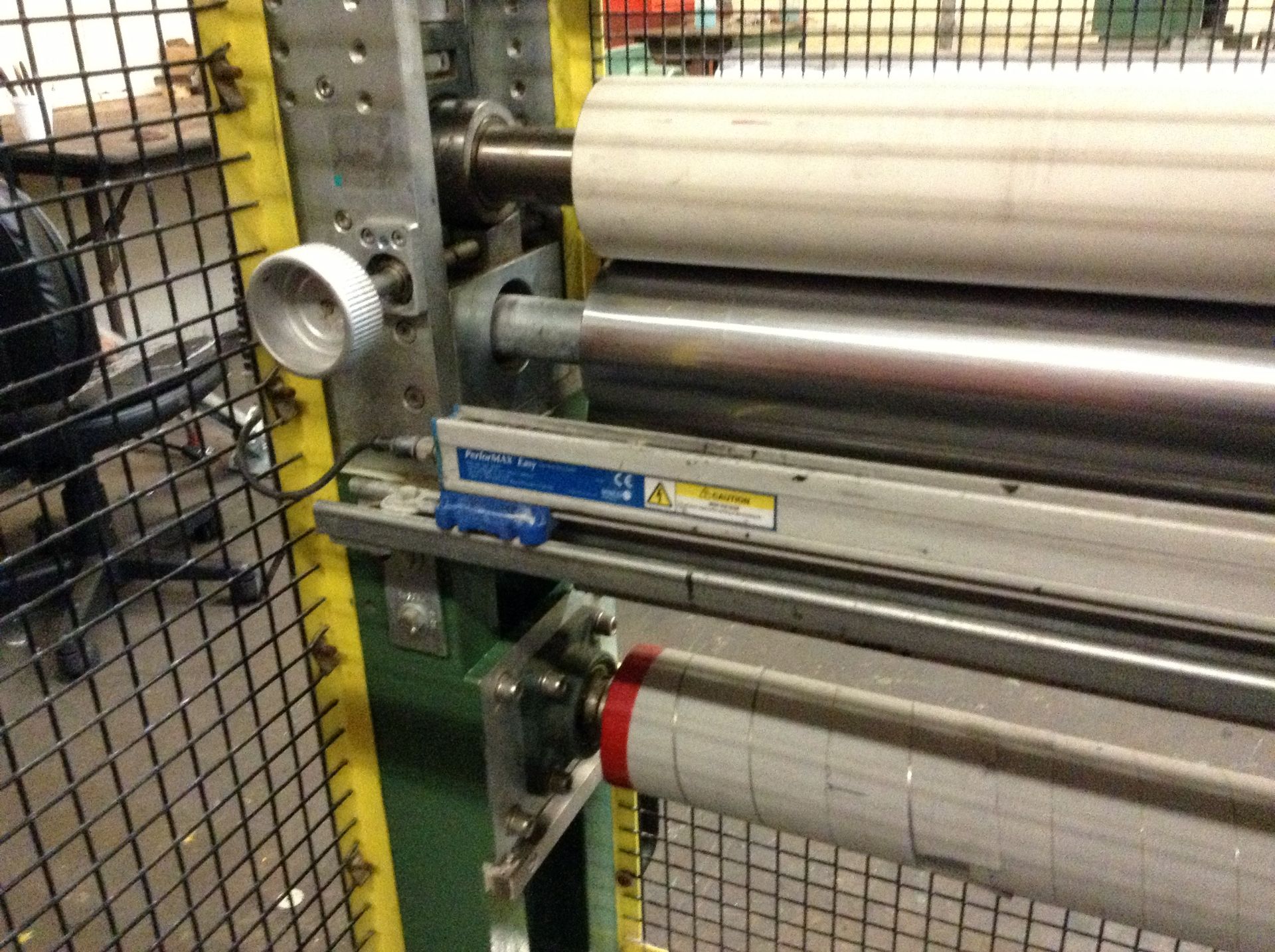 30” wide laminating station. 31.5” wide, 4” diameter steel roll which is driven by GTR .75 kw, 220 - Image 8 of 14