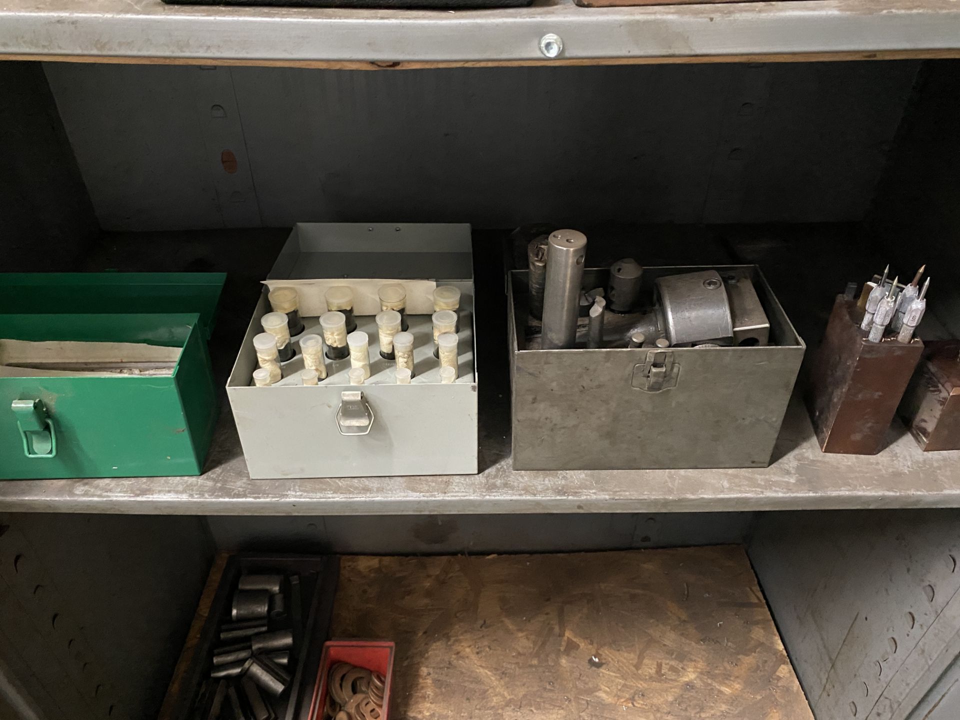 Supply Cabinet w/Number/Letter Punch Sets, Broach Sets, Tool Holder - Image 3 of 3