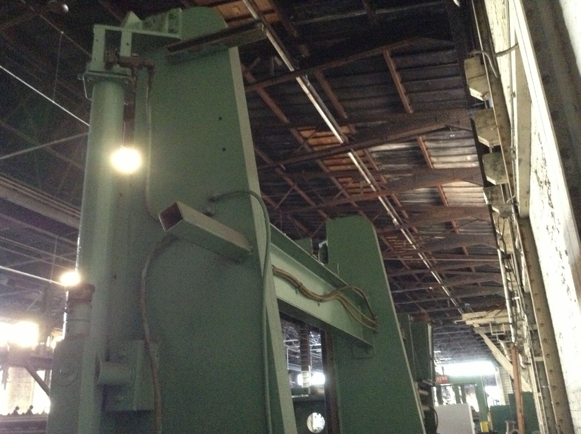 56" Faustel 2-drum surface rewind single shaft rewinder. Was inline with a laminator operating at - Image 9 of 17