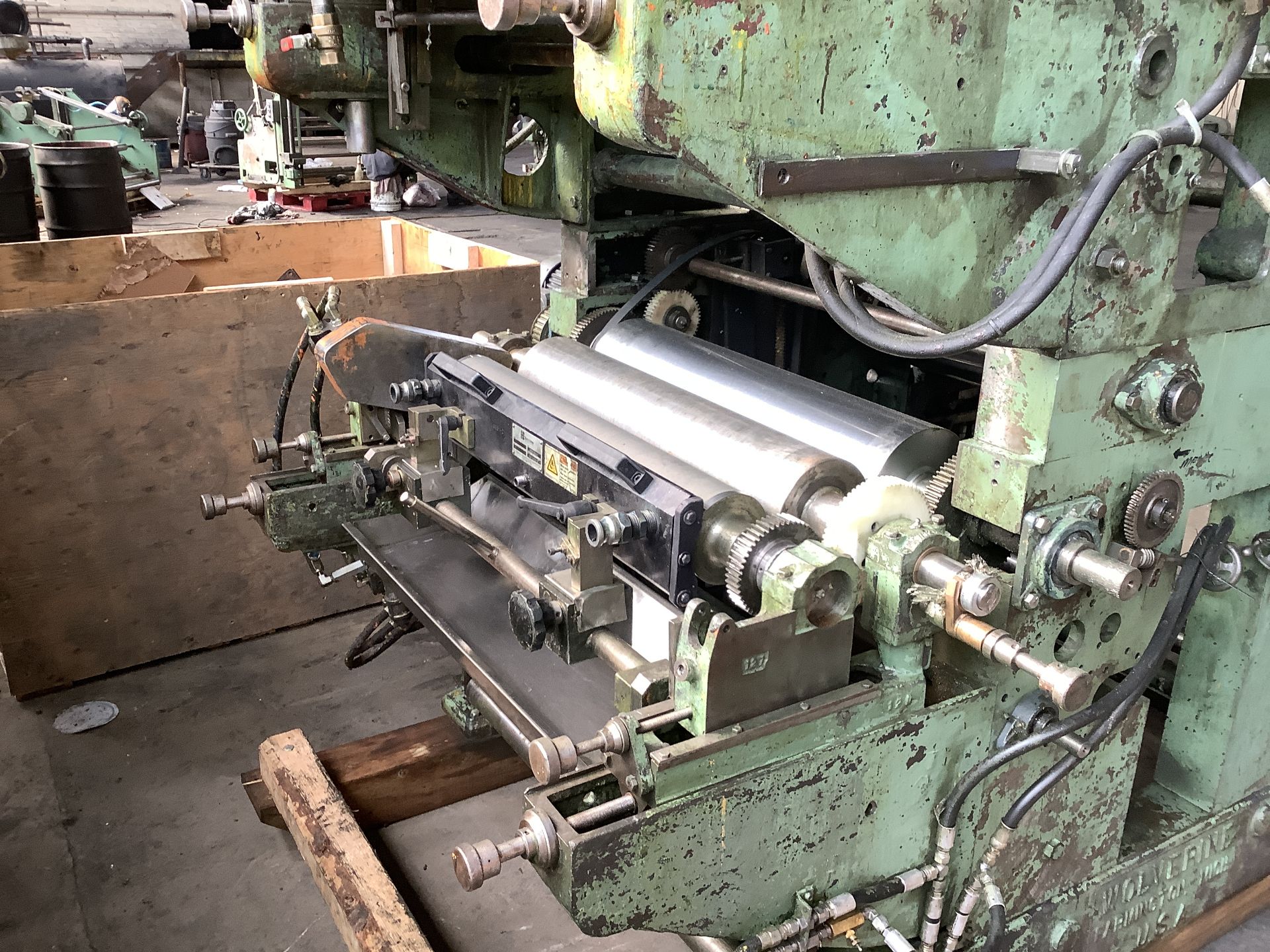 31” Wolverine Model 31-6 HLRE Hydroline 6-color stack flexographic printing press. 31” web width. - Image 7 of 28