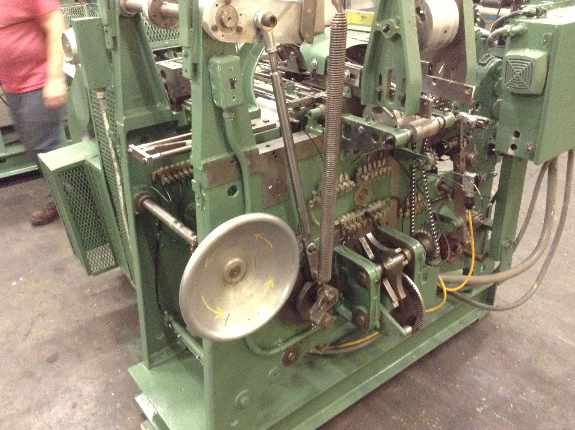 Lawton Model OBRX-RH roll feed, single roll, household bath tissue wrapper. Serial # 1014. Wraps - Image 7 of 15