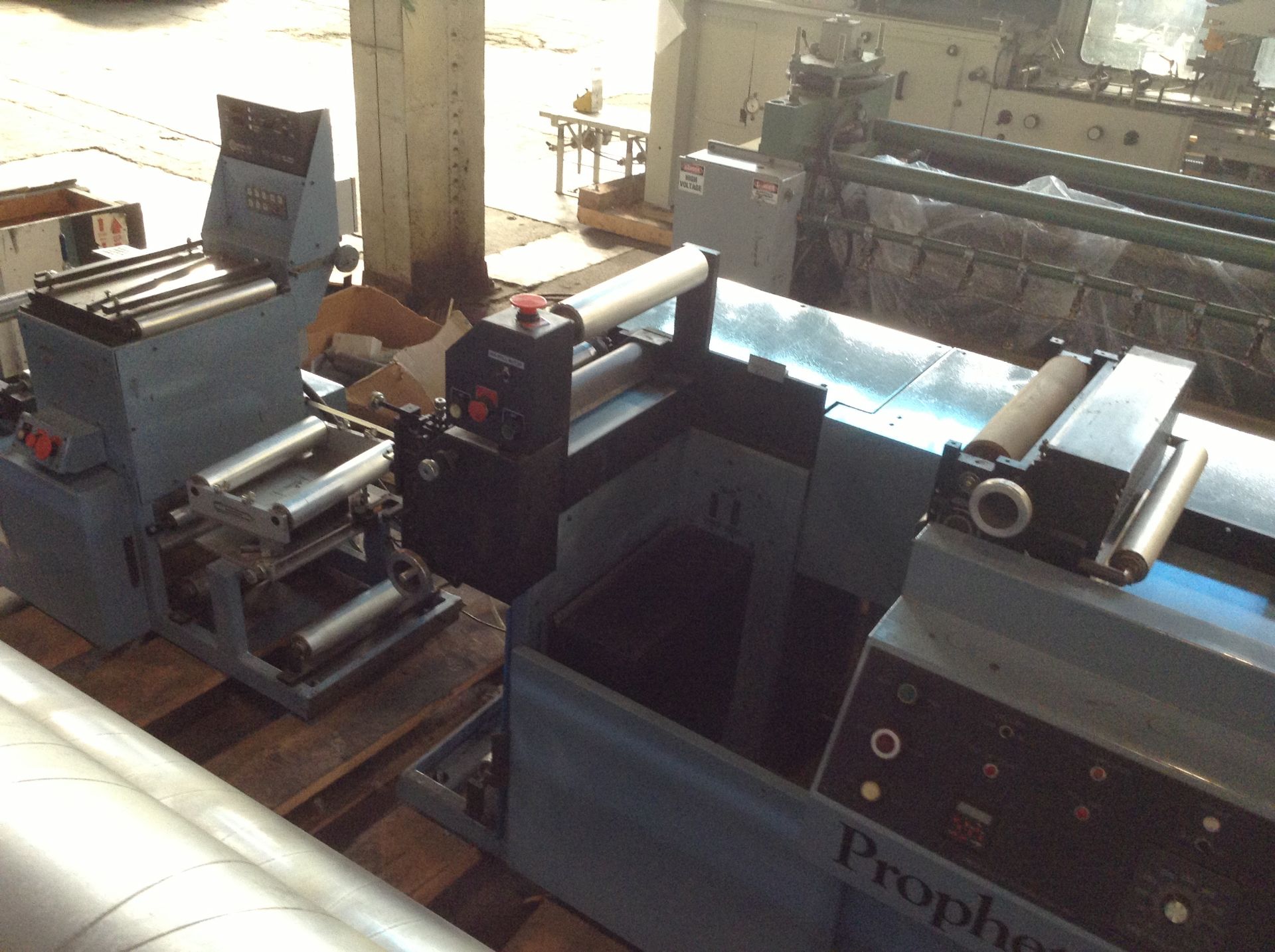 13.25” Propheteer Model 1300 L single color flexographic printing press. 13” print width. 40” - Image 24 of 25