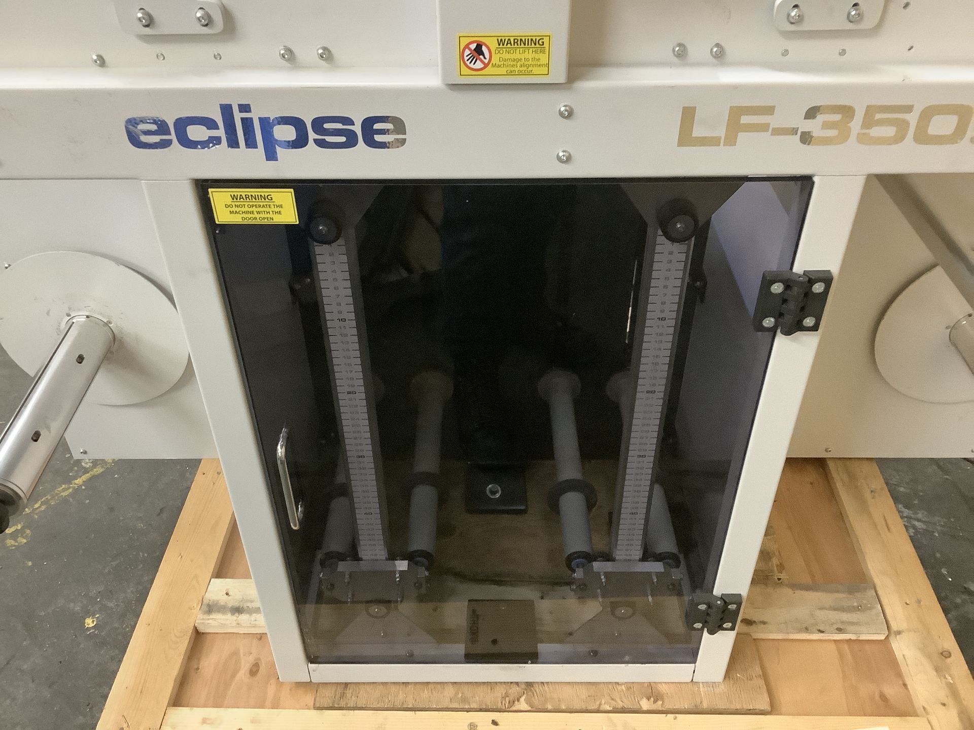 13.7” Eclipse LF350 digitally printed rolls, label cutting & finishing system. Serial # 15105523. - Image 2 of 13