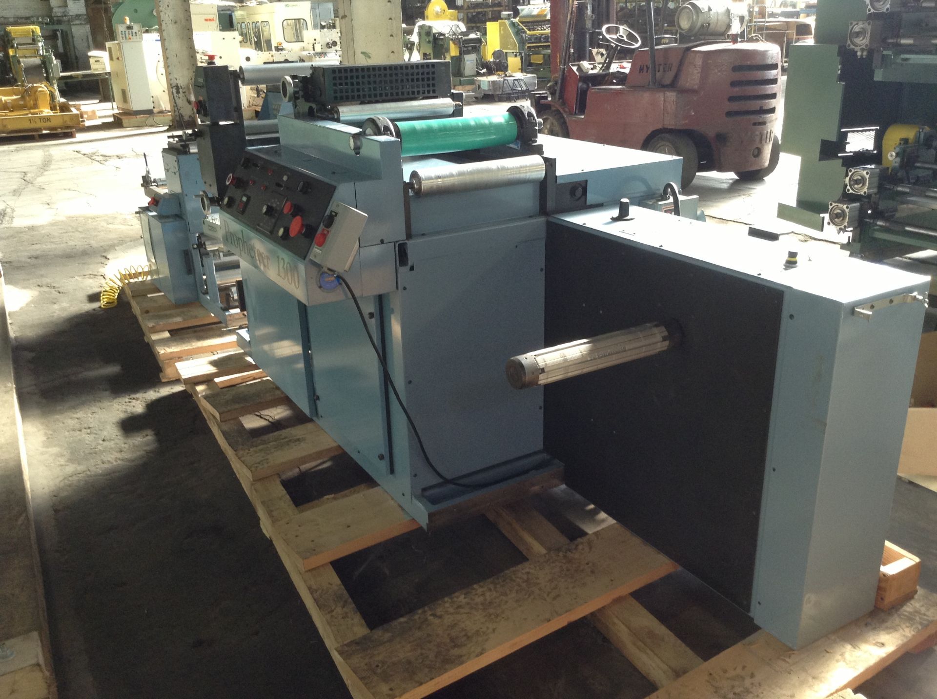 13.25” Propheteer Model 1300 L single color flexographic printing press. 13” print width. 40” - Image 2 of 25