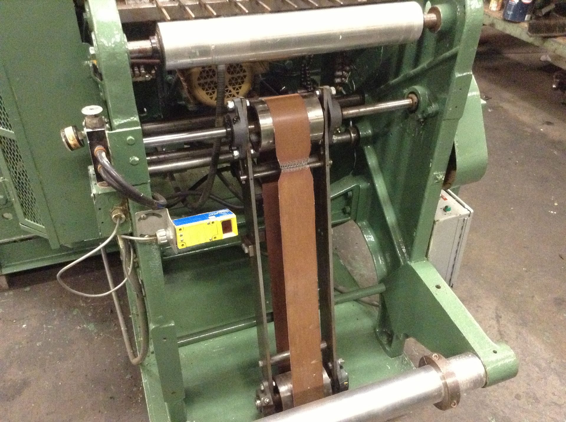 Lawton Model OBRX-RH roll feed, single roll, household bath tissue wrapper. Serial # 1014. Wraps - Image 15 of 15