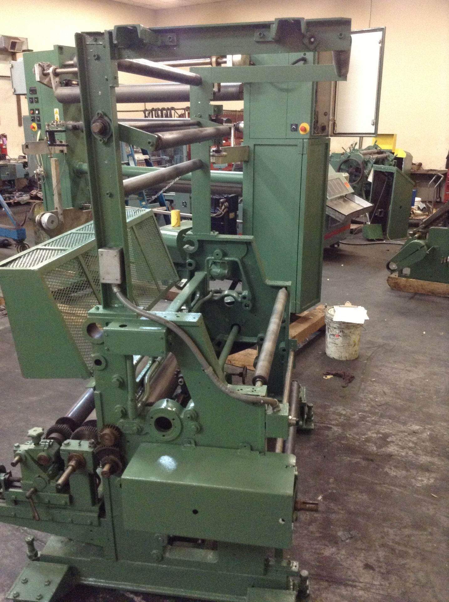 38” Windmoeller & Hoelscher 1-color flexographic inline printing press. Approx. 10” to 30” repeat. - Image 7 of 11