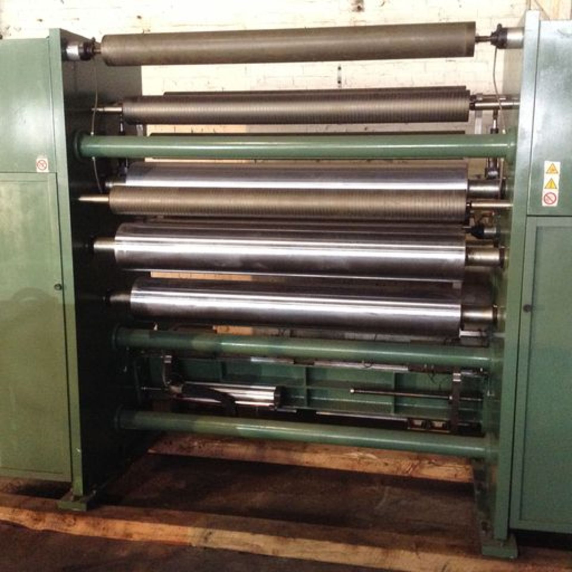 63” Nordmeccanica 4-roll, chill roll / heat roll system. Age 2005. 64” wide idlers. This chill - Image 9 of 20