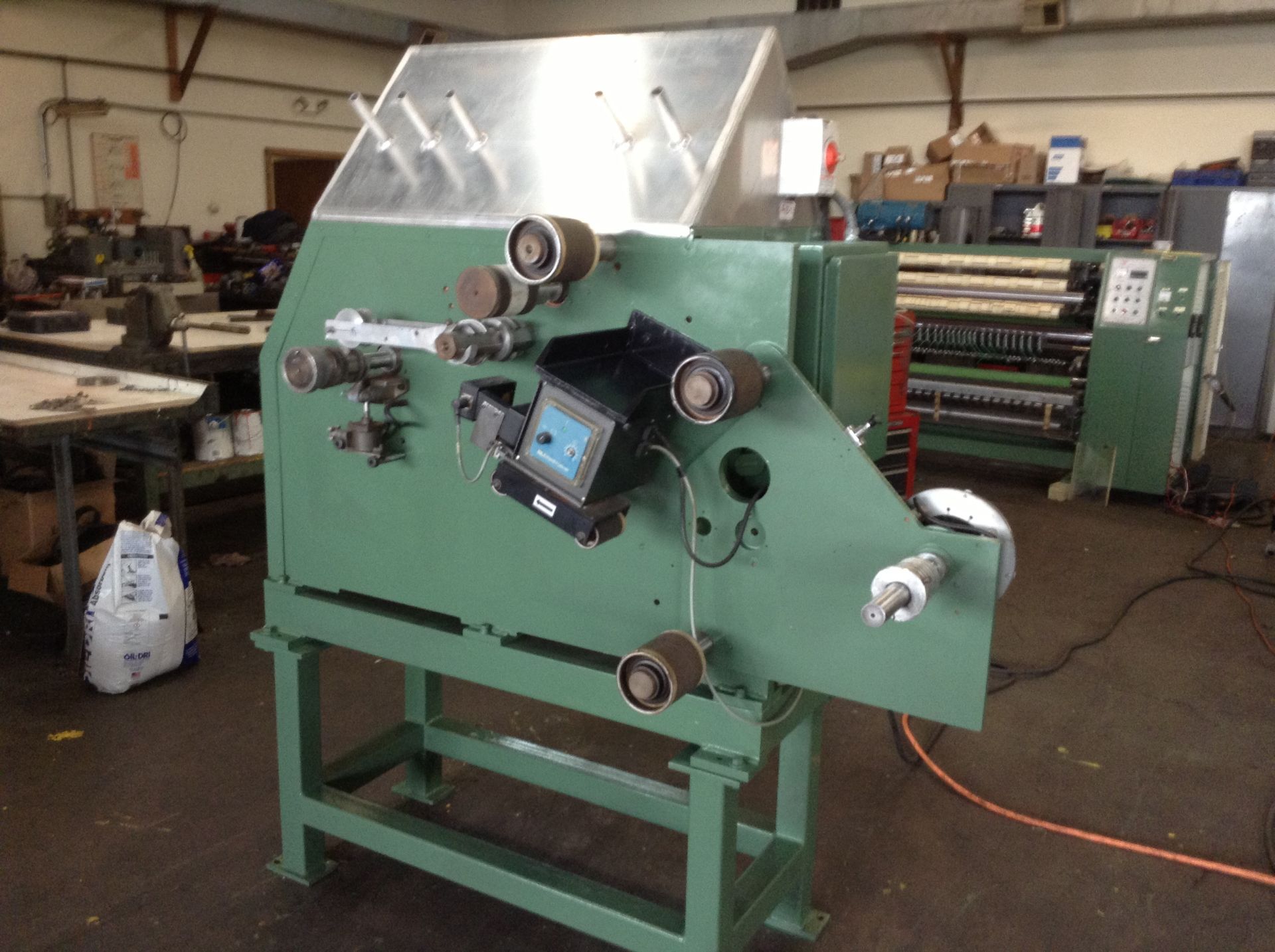 3” Dusenbery Model 794 DH roll doctoring machine. Age 1991. Serial # 22239. Heavy-duty design for - Image 2 of 11