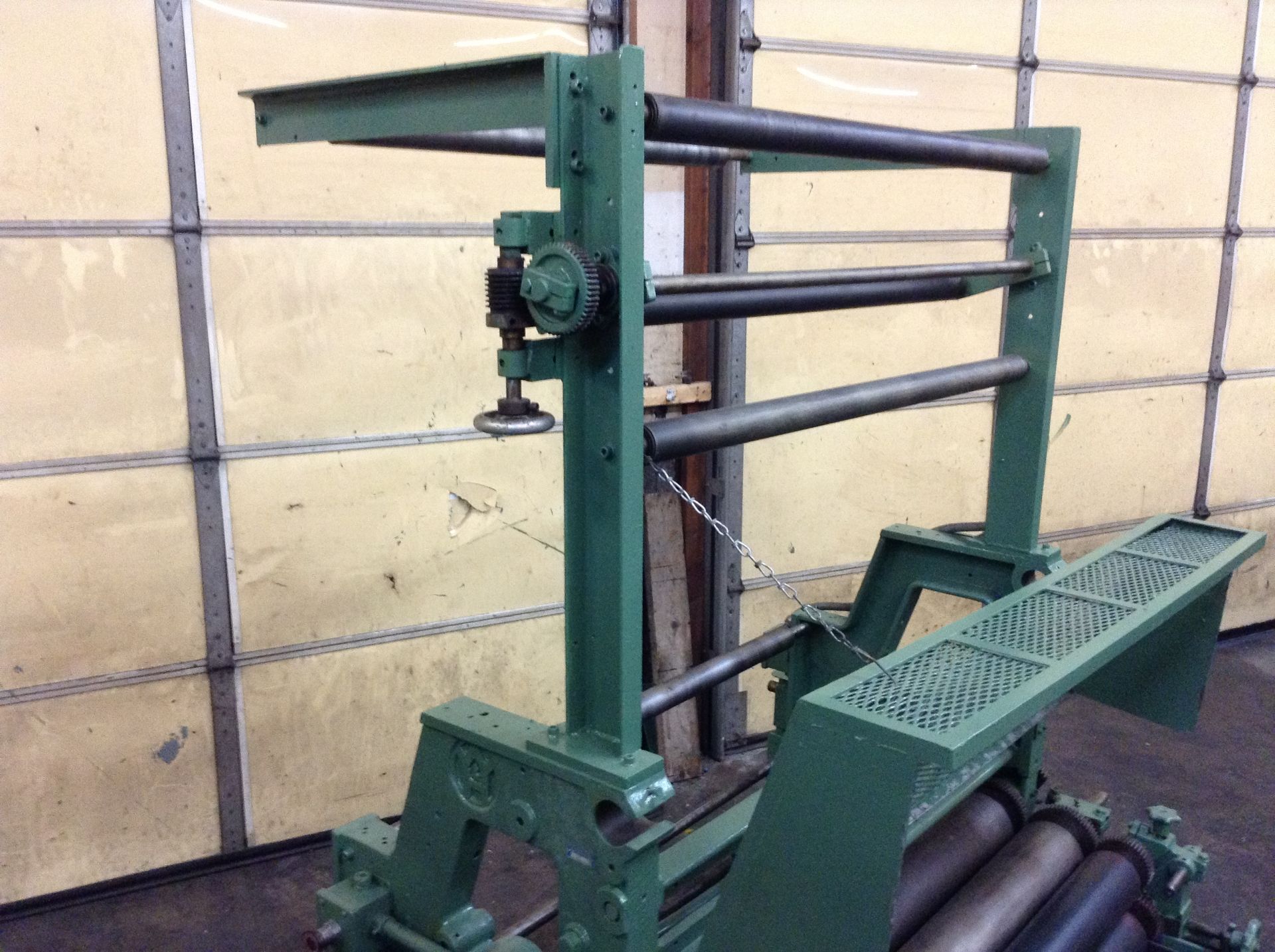 38” Windmoeller & Hoelscher 1-color flexographic inline printing press. Approx. 10” to 30” repeat. - Image 4 of 11