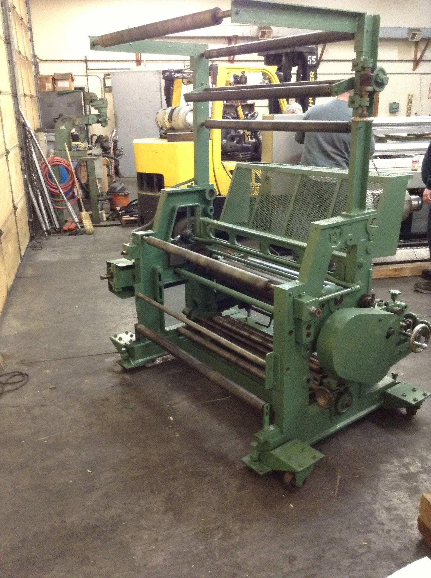 38” Windmoeller & Hoelscher 1-color flexographic inline printing press. Approx. 10” to 30” repeat. - Image 8 of 11