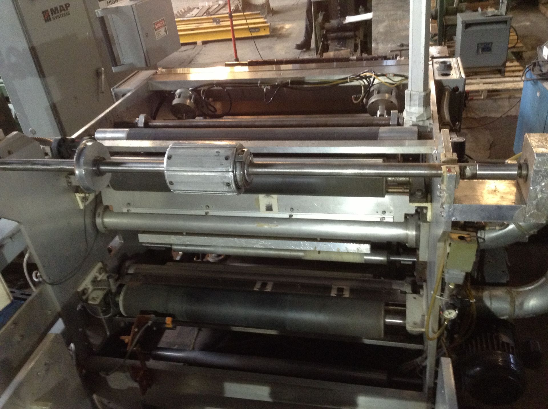 42” Redex laminator. 2-ply thermal lamination system. Age 1999. Model Thermo Lam 3. MAP Systems - Image 7 of 34